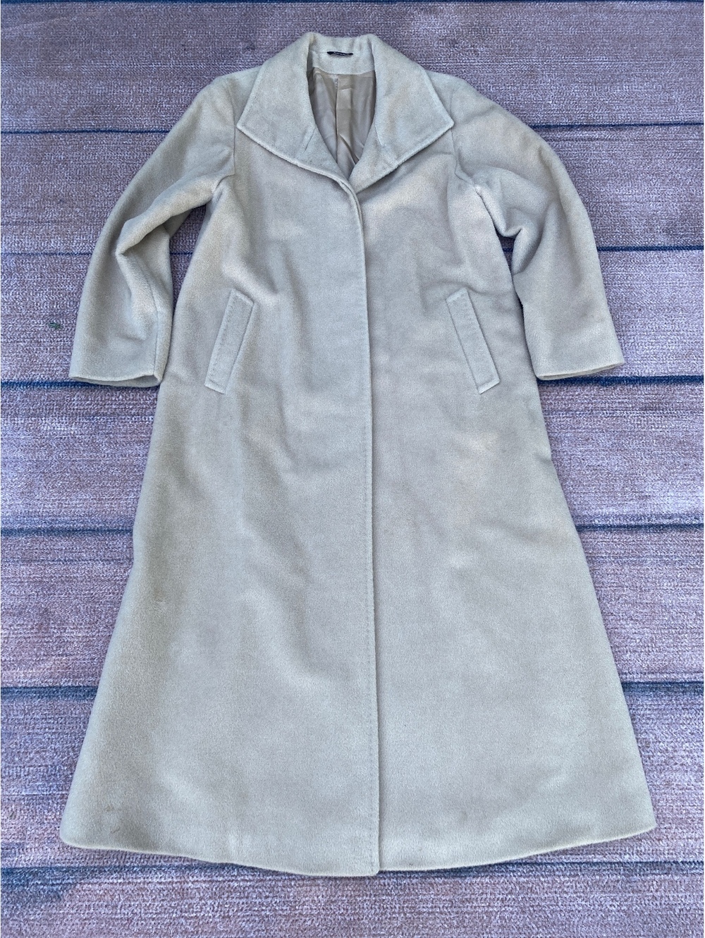 Cinzia Rocca camel color baby alpaca womens overcoat quiet luxury minimalist 4